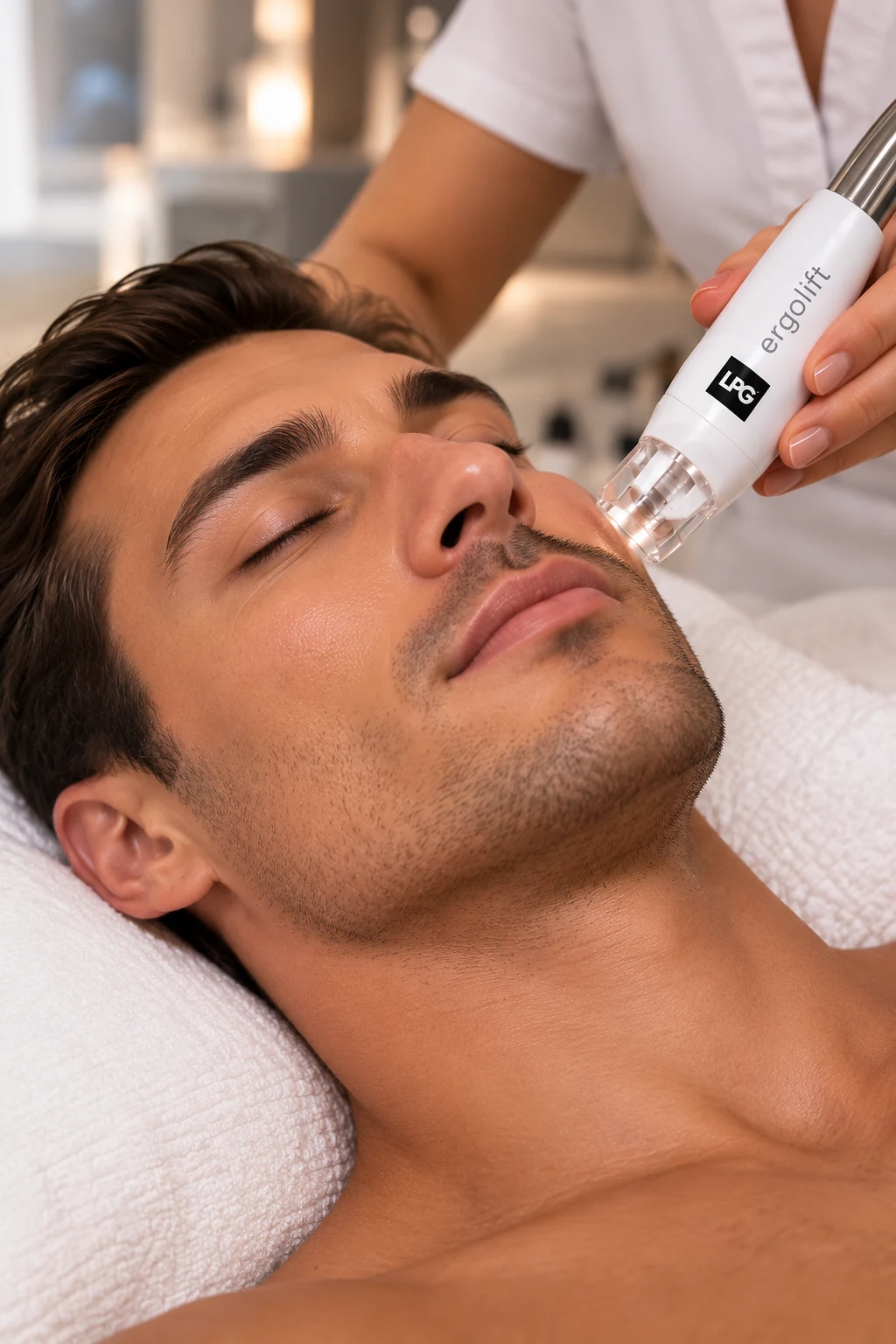 Soin visage homme anti-âge à Genève